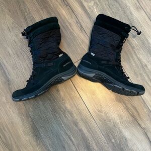 Merrell Approach Dry Women Suede Quilted Boots